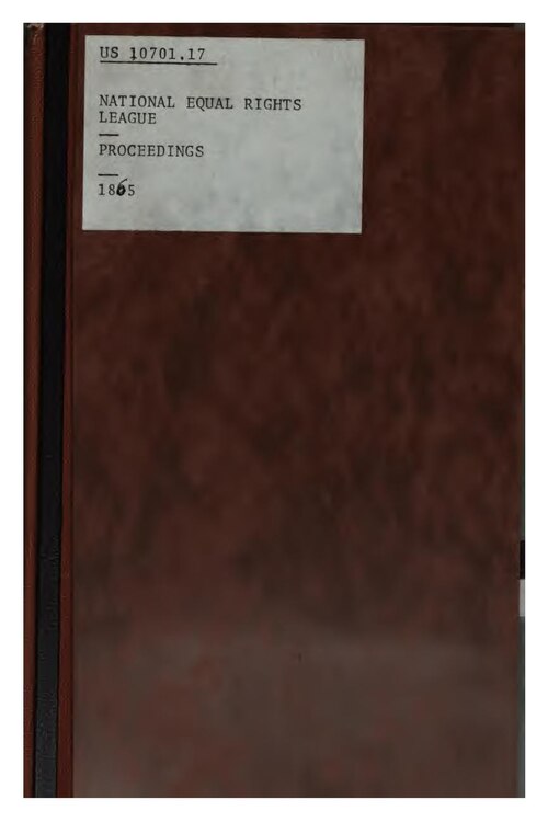 National Equal Rights League